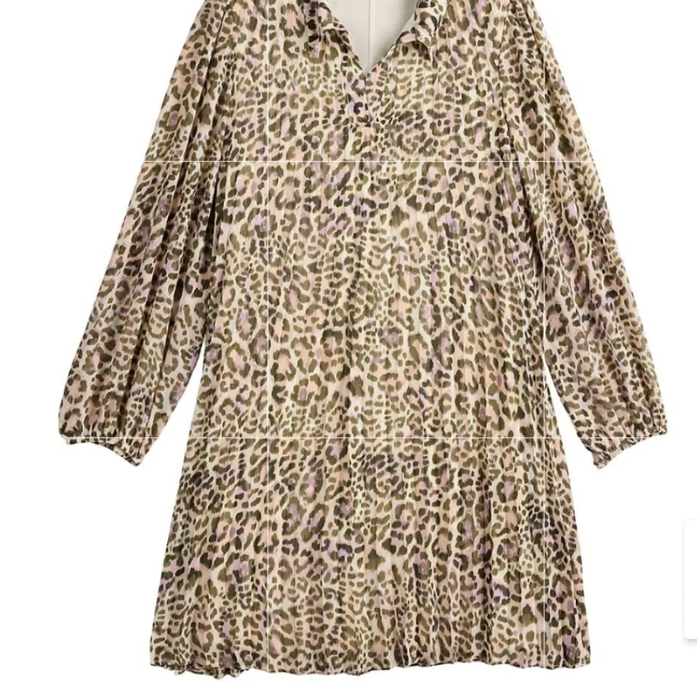 Nine West Leopard Pleated Dress - Picture 4 of 4